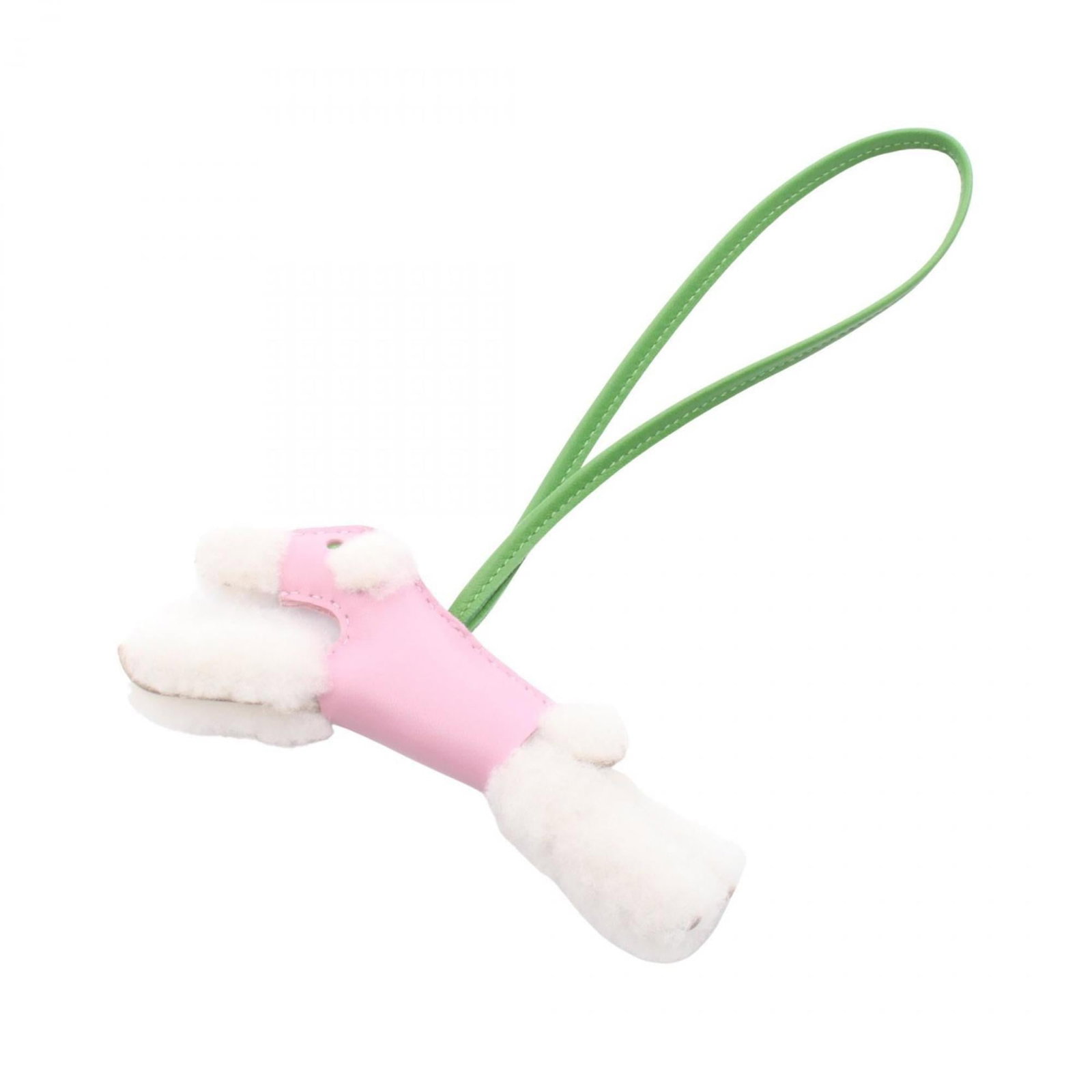 Hermes Agneau Milo Leather Handbag Charm: Hermes Agneau Milo Leather Handbag Charm Elevate your style with the iconic Hermes Agneau Milo Leather Handbag Charm, showcasing the luxurious Mouton pattern in a unique and eye-catching way. This exq