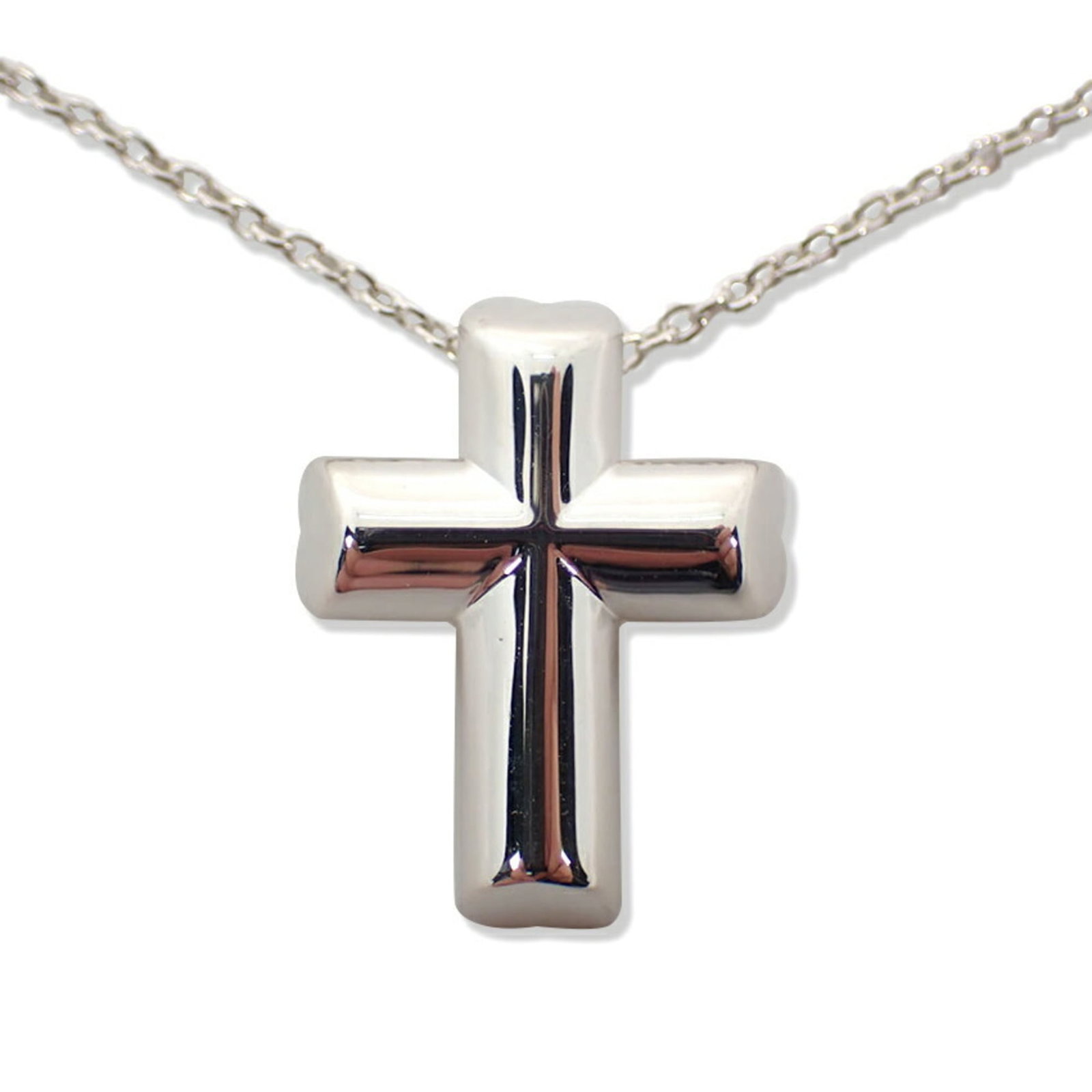 Necklace TIFFANY 925 Tenderness Heart Cross Pendant: Necklace TIFFANY 925 Tenderness Heart Cross Pendant A timeless Tiffany necklace, the Tenderness Heart Cross Pendant shines with elegant simplicity in sterling silver 925. With its classic design and d