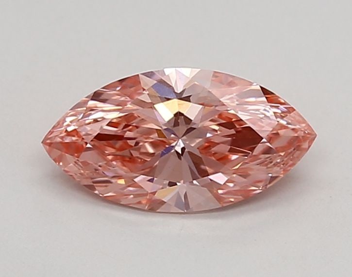 IGI Marquise 0.75ct Fancy Vivid Pink VVS2 Loose Lab Diamond (1 of 1)