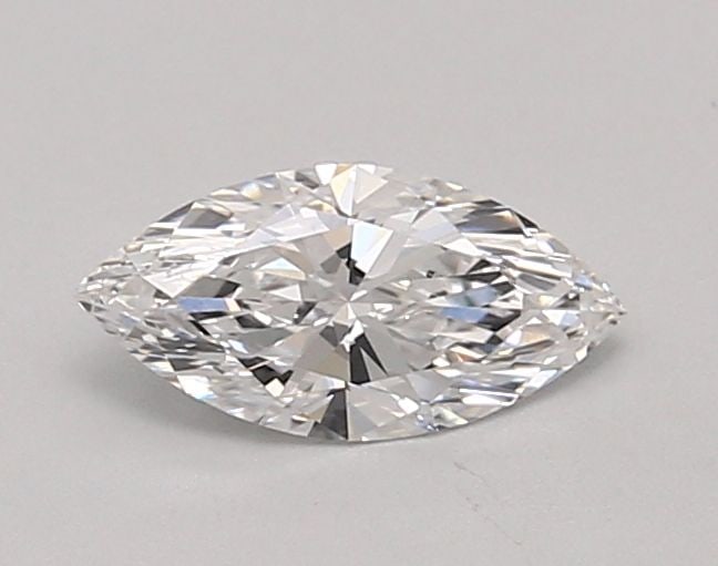 IGI Marquise 0.79ct D VVS2 Diamond: IGI Marquise 0.79ct D VVS2 Diamond Experience the brilliance of a lab-grown diamond, certified by IGI as D color, VVS2 clarity, and EX polish and symmetry. This 0.79ct marquise-cut gemstone shines wit