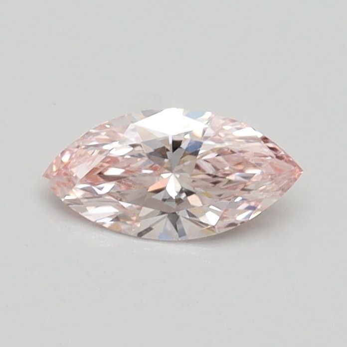 IGI Marquise 0.32ct Fancy Pink VVS2 Loose Lab Diamond: IGI Marquise 0.32ct Fancy Pink VVS2 Loose Lab Diamond Experience the beauty of nature's own masterpiece with this stunning 0.32ct Fancy Pink VVS2 loose lab diamond, certified by the International Gemo