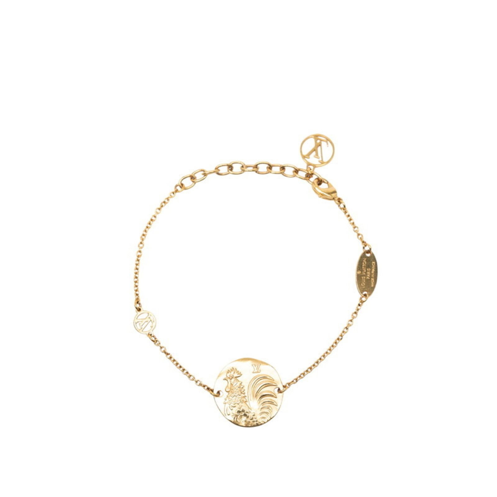 Plating Louis Vuitton Charm Bracelet Gold: Plating Louis Vuitton Charm Bracelet Gold Elevate your style with the iconic Louis Vuitton charm bracelet, featuring 24k gold plating that adds a touch of luxury to any outfit. This timeless piece boa