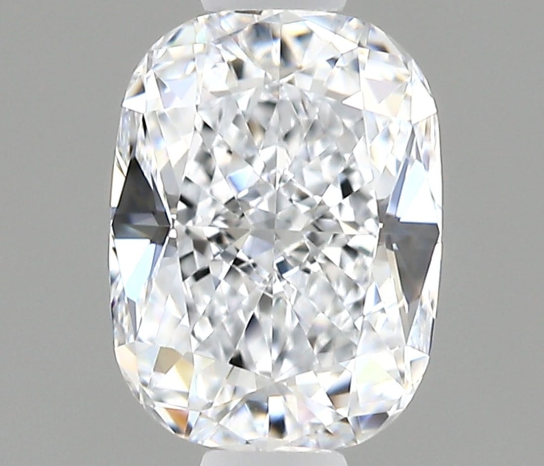 Loose Lab Diamond - Cushion Modified 0.72ct D VVS1: Loose Lab Diamond - Cushion Modified 0.72ct D VVS1 A stunning cushion-cut lab diamond, certified VVS1 clarity and boasting an exceptional EX polish and symmetry, shines with its D color grade. This ra