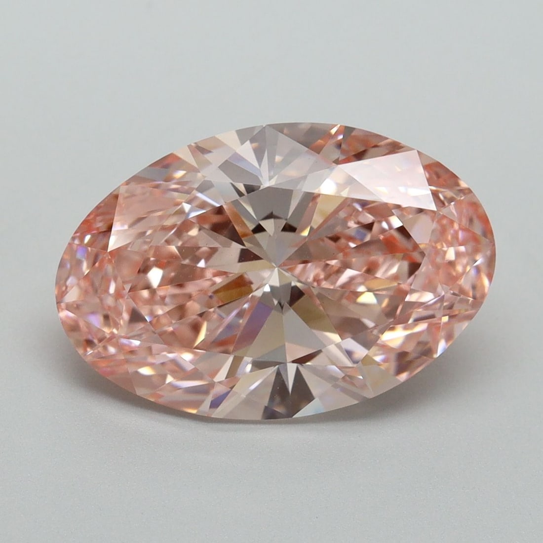 IGI Oval 5.03ct Fancy Vivid Pink VVS2 Loose Lab Diamond (1 of 1)