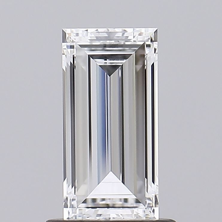 IGI Baguette 1.05ct D VVS1 Loose Lab Diamond: IGI Baguette 1.05ct D VVS1 Loose Lab Diamond A rare and exceptional lab-grown diamond, the IGI Baguette boasts an impressive 1.05 carat of flawless VVS1 clarity, set against a bed of brilliant white m