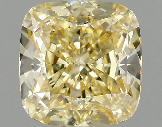 Loose Lab Diamond - IGI Cushion Modified 1.54ct Fancy Intense Yellow VVS2: Loose Lab Diamond - IGI Cushion Modified 1.54ct Fancy Intense Yellow VVS2 Experience the vibrant beauty of a lab-grown diamond, certified by IGI as a Fancy Intense Yellow VVS2. This stunning 1.54ct cu