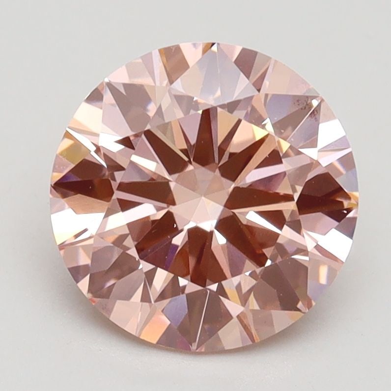 IGI Round 2.09ct Fancy Intense Pink VVS2 Loose Lab Diamond: IGI Round 2.09ct Fancy Intense Pink VVS2 Loose Lab Diamond Experience the rare beauty of a Fancy Intense Pink diamond, one of the most coveted colors in the world of gemstones. This exquisite 2.09ct