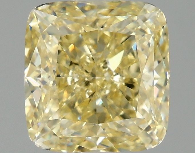 Loose Lab Diamond - IGI Cushion Modified 1.59ct Fancy Intense Yellow VVS2: Loose Lab Diamond - IGI Cushion Modified 1.59ct Fancy Intense Yellow VVS2 Experience the vibrant warmth of a genuine lab-grown diamond, boasting an impressive 1.59 carat Fancy Intense Yellow color