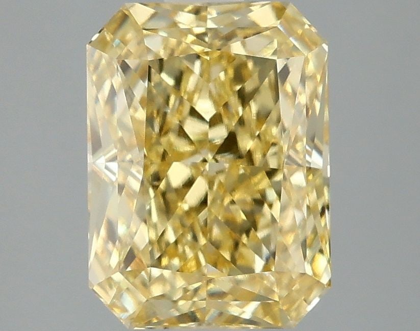 IGI Radiant 3.11ct Fancy Intense Yellow VVS2 Loose Lab Diamond (1 of 1)
