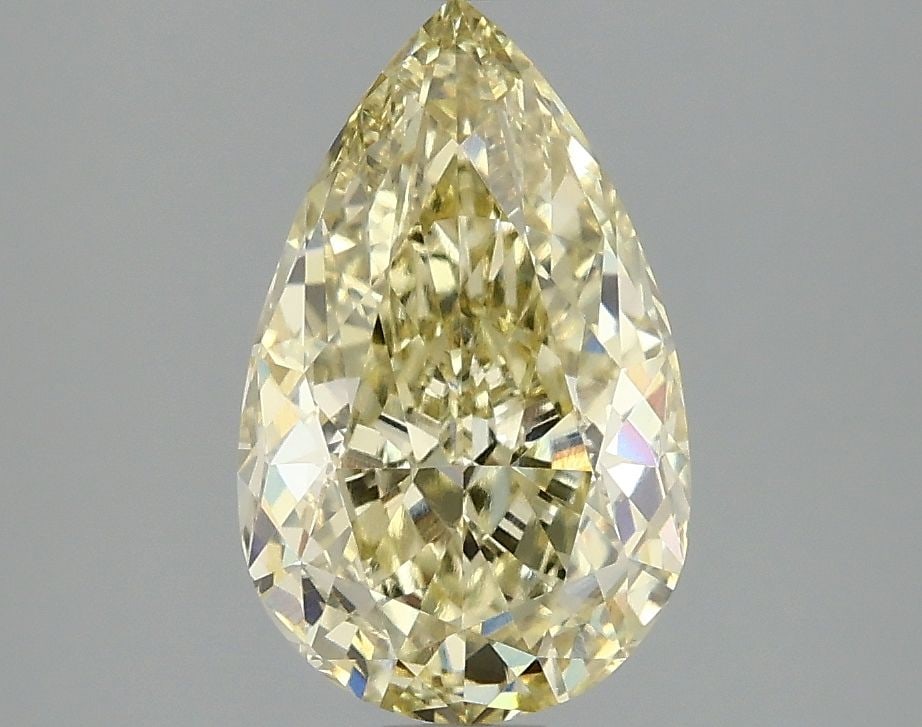 Loose Lab Diamond - IGI Pear 2.09ct Fancy Intense Yellow VVS2: Loose Lab Diamond - IGI Pear 2.09ct Fancy Intense Yellow VVS2 Experience the warmth of a sunny day in the palm of your hand with this stunning 2.09ct Fancy Intense Yellow lab-grown diamond, certified