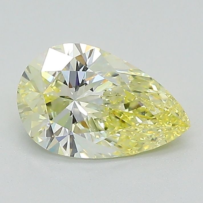 Loose Lab Diamond - IGI Pear 1.01ct Fancy Intense Yellow VVS2: Loose Lab Diamond - IGI Pear 1.01ct Fancy Intense Yellow VVS2 Experience the vibrant warmth of nature in this stunning 1.01ct Fancy Intense Yellow lab-grown diamond, certified by IGI as VVS2 clarity
