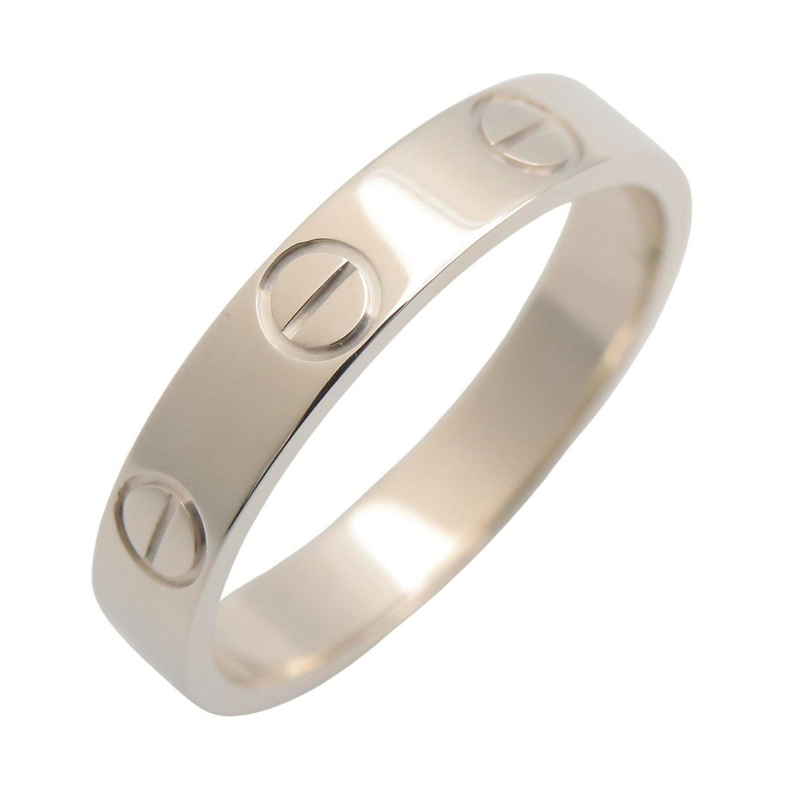 Cartier 18k White Gold Band Ring: Cartier 18k White Gold Band Ring A stunning Cartier band ring in 18k white gold, perfect for making a statement. With its sleek design and high-quality craftsmanship, this piece is sure to elevate any
