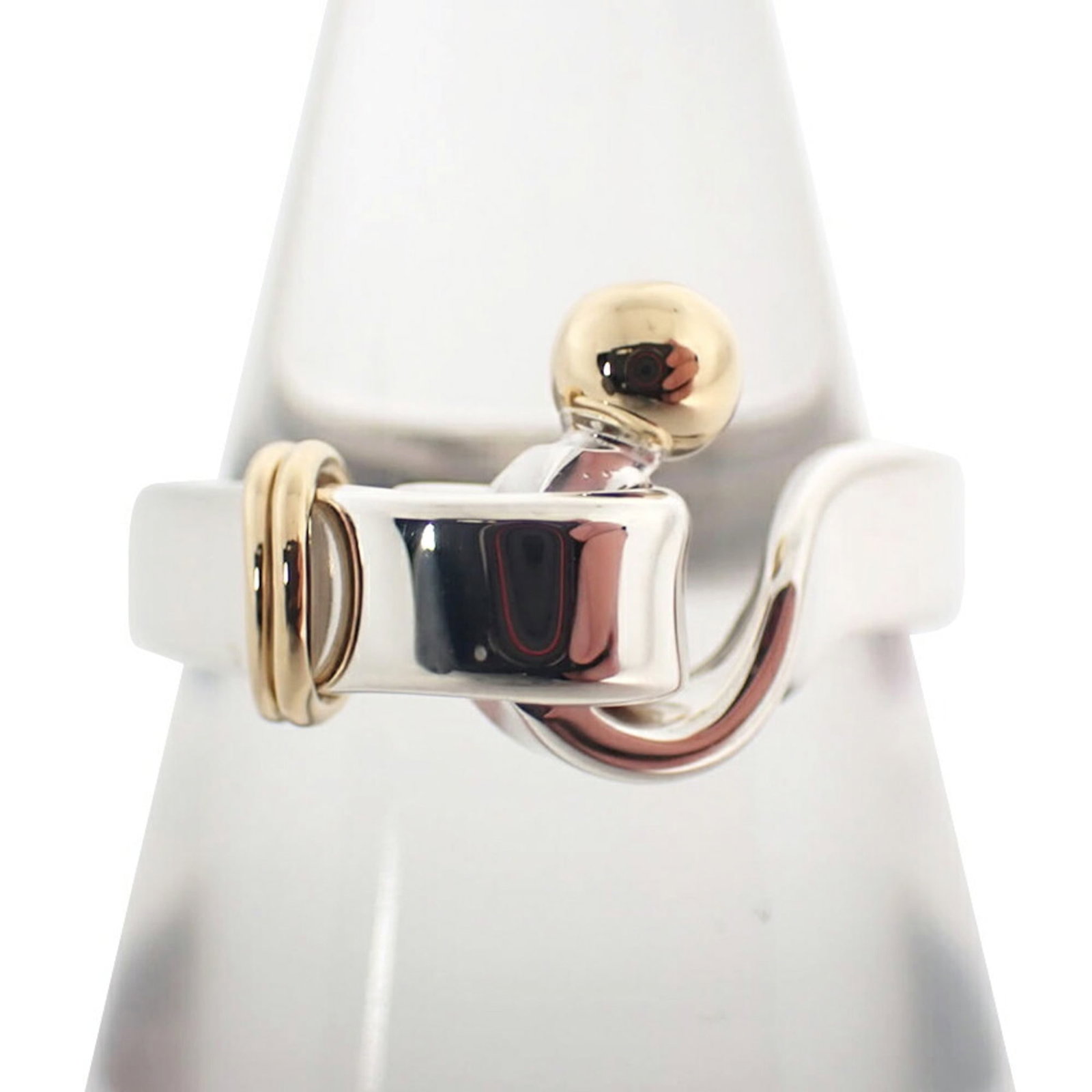 Yellow Gold (18K) - Tiffany Band Ring Sterling Silver 925: Yellow Gold (18K) - Tiffany Band Ring Sterling Silver 925 A stunning Tiffany band ring, this 18K yellow gold and sterling silver 925 piece is a timeless classic that exudes elegance. With its sleek de