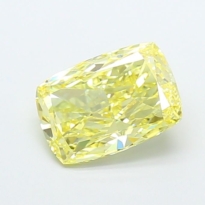 Loose Lab Diamond - IGI Cushion Modified 3.03ct Fancy Intense Yellow VVS2: Loose Lab Diamond - IGI Cushion Modified 3.03ct Fancy Intense Yellow VVS2 Experience the warmth and vibrancy of a genuine lab-grown diamond, boasting an impressive 3.03ct Fancy Intense Yellow hue that