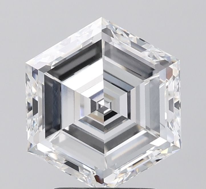 IGI Hexagonal 3.07ct E VVS2 Loose Lab Diamond (1 of 1)