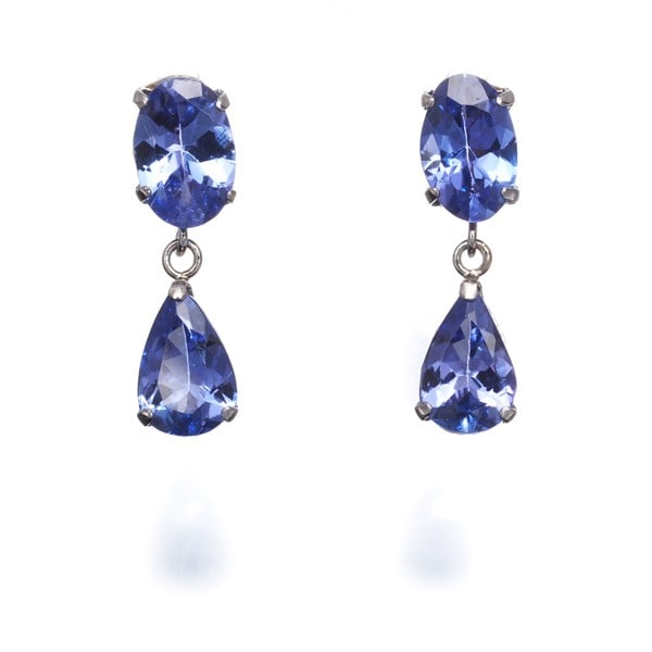 Tanzanite 0.80ct Earrings with 900 Platinum: Tanzanite 0.80ct Earrings with 900 Platinum Elevate your style with these stunning Tanzanite 0.80ct earrings, set in 900 platinum for maximum durability and luxury. The natural beauty of the tanzanite