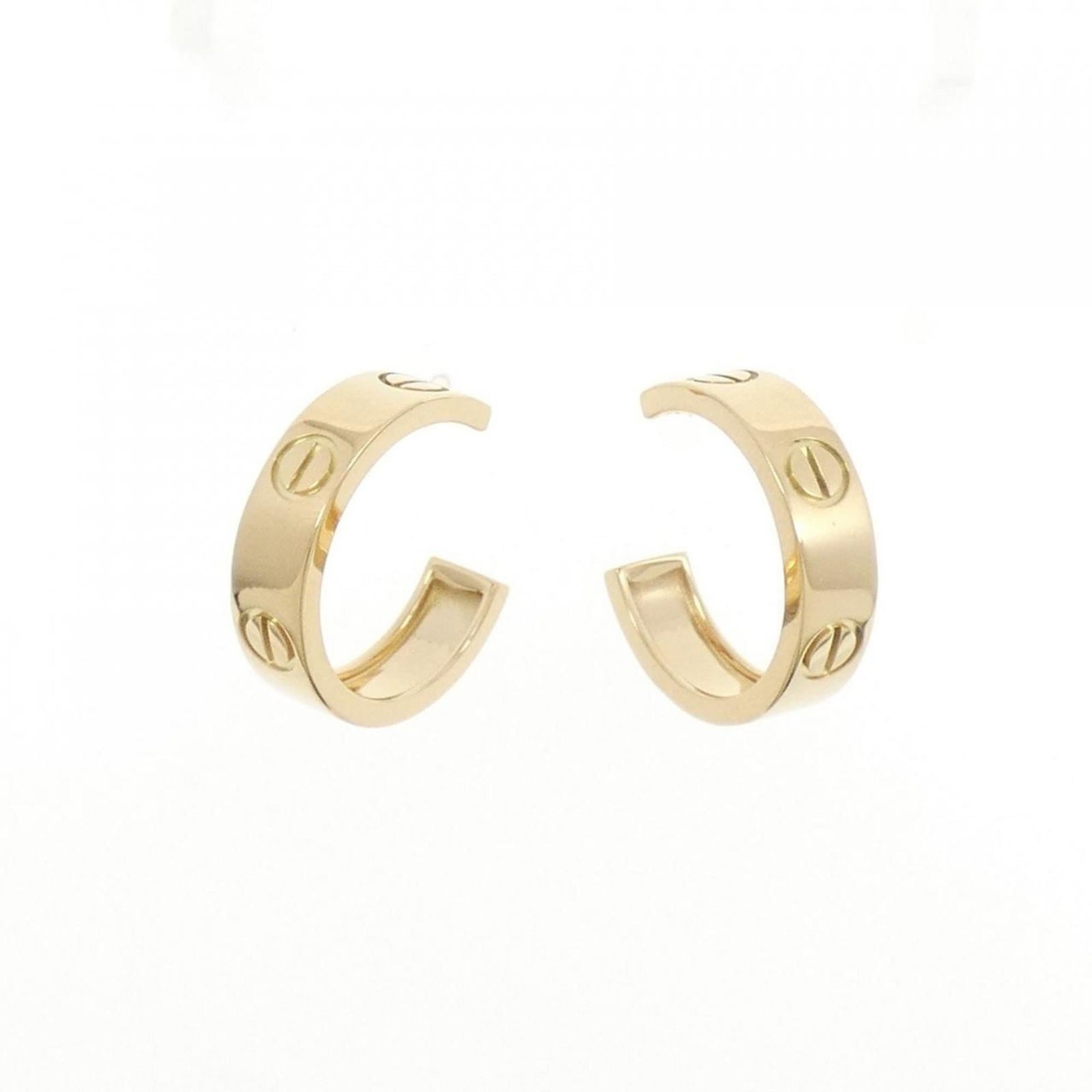 Cartier 18k Yellow Gold Stud Earrings: Cartier 18k Yellow Gold Stud Earrings Elegant and sophisticated, these Cartier 18k yellow gold stud earrings exude timeless style with their classic design and premium quality materials. With a subtle