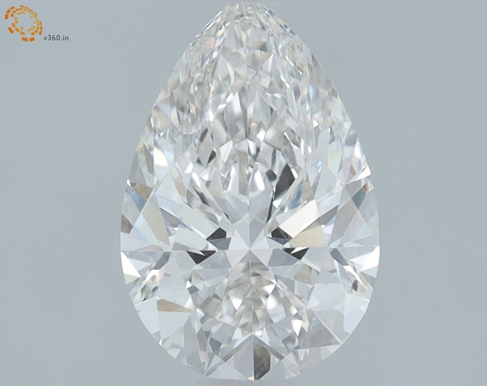 Loose Lab Diamond - IGI Pear 1.07ct F VVS1: Loose Lab Diamond - IGI Pear 1.07ct F VVS1 Experience the exceptional quality of this lab-grown pear-shaped diamond, boasting an impressive 1.07 carats and featuring a rare F color grade, VVS1