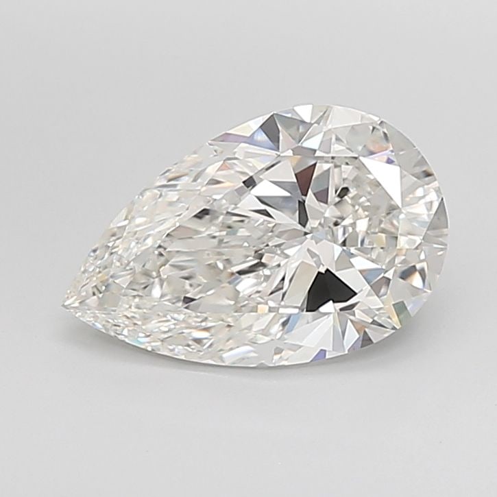 Loose Lab Diamond - IGI Pear 3.51ct F VVS2: Loose Lab Diamond - IGI Pear 3.51ct F VVS2 Experience the beauty of nature with this stunning loose lab-grown diamond, certified by IGI as a 3.51ct pear shape gemstone in exceptional VVS2 clarity and