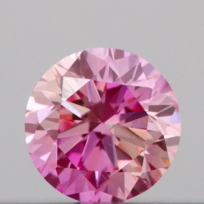 IGI Round 0.11ct Fancy Intense Pink VVS1 Loose Lab Diamond: IGI Round 0.11ct Fancy Intense Pink VVS1 Loose Lab Diamond Experience the rare beauty of a Fancy Intense Pink diamond, one of the most coveted colors in the world of gemstones. This stunning 0.11ct la