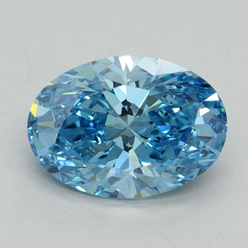 IGI Oval 1.68ct Fancy Vivid Blue VVS2 Loose Lab Diamond (1 of 1)