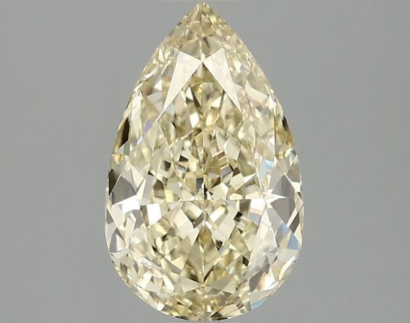Loose Lab Diamond - IGI Pear 1.59ct Fancy Intense Yellow VVS2: Loose Lab Diamond - IGI Pear 1.59ct Fancy Intense Yellow VVS2 Experience the vibrant warmth of a lab-grown diamond, expertly certified by IGI as a Fancy Intense Yellow gemstone with exceptional clarit