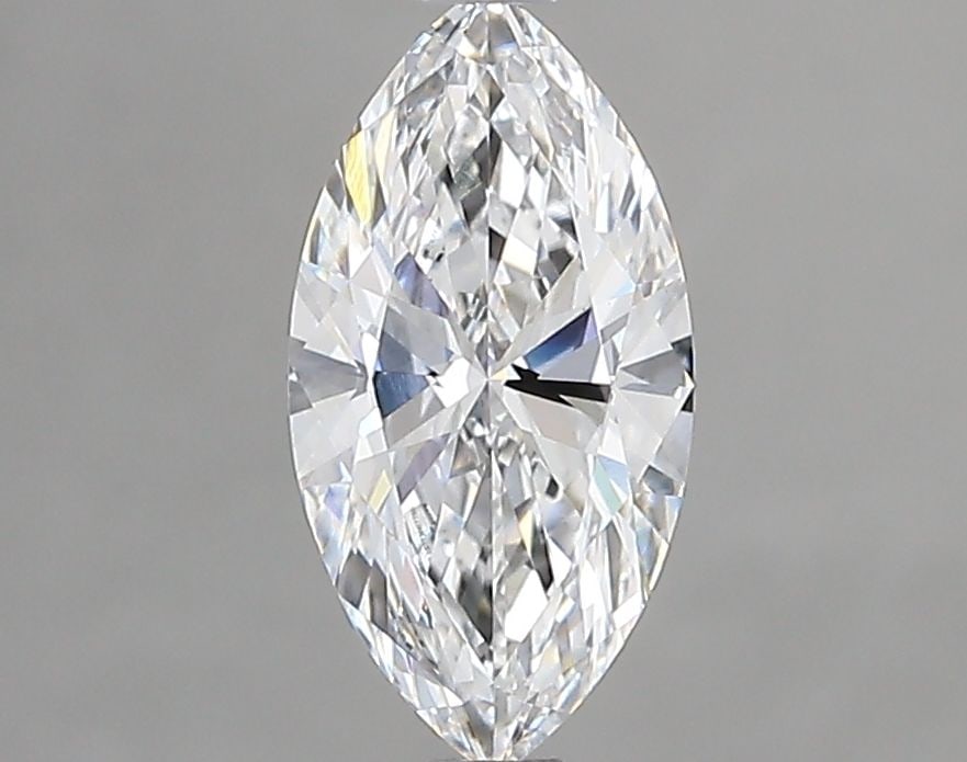 IGI Marquise Diamond 1.01ct D VVS2 Loose: IGI Marquise Diamond 1.01ct D VVS2 Loose A rare and exceptional marquise cut diamond, certified by IGI as D color, VVS2 clarity, and EX polish and symmetry. Grown in a lab for unparalleled quality