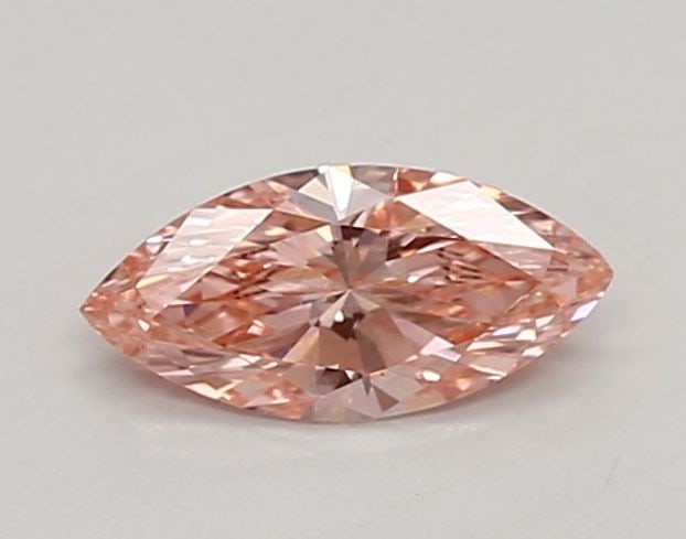 IGI Marquise 0.36ct Fancy Vivid Pink VVS2 Loose Lab Diamond: IGI Marquise 0.36ct Fancy Vivid Pink VVS2 Loose Lab Diamond Experience the rare beauty of a Fancy Vivid Pink diamond, one of the most coveted colors in the world of gemstones. This stunning 0.36ct lab