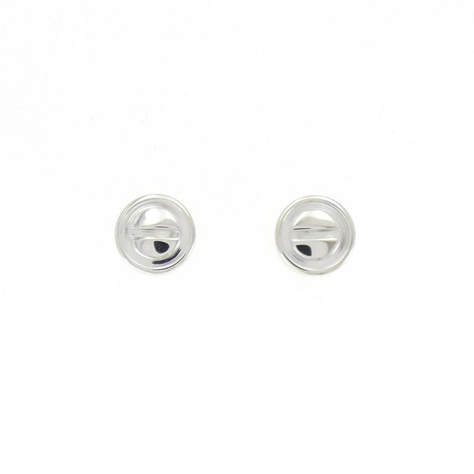 Cartier 18k White Gold Stud Earrings: Cartier 18k White Gold Stud Earrings Elevate your style with these exquisite Cartier 18k white gold stud earrings, boasting a sleek and sophisticated design that exudes luxury. With their subtle 7.1mm