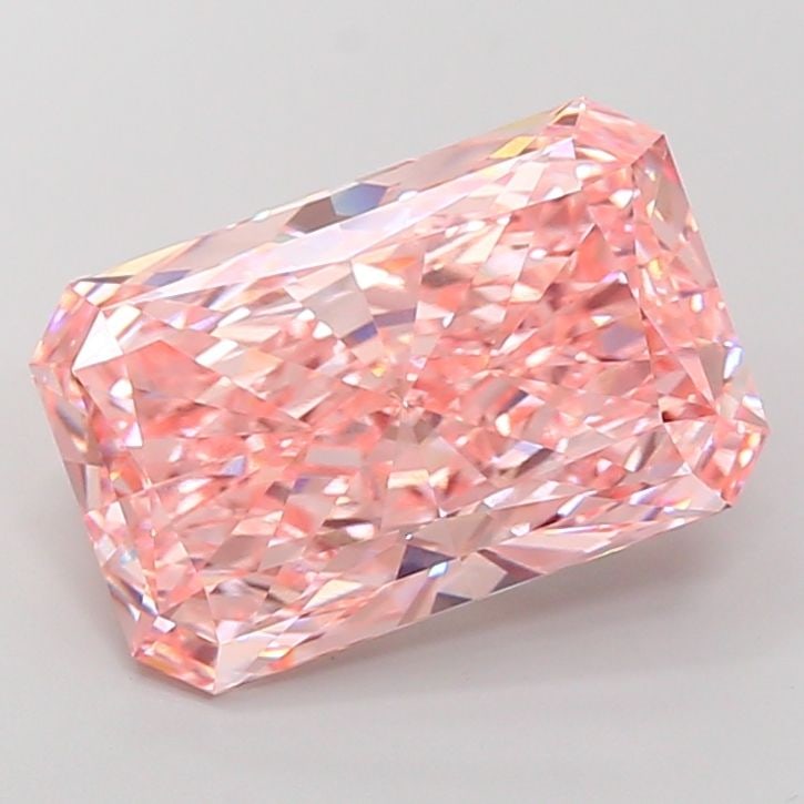 IGI Radiant 10.09ct Fancy Vivid Pink VVS2 Loose Lab Diamond: IGI Radiant 10.09ct Fancy Vivid Pink VVS2 Loose Lab Diamond Experience the unparalleled beauty of a lab-grown diamond, certified by IGI as a Fancy Vivid Pink gemstone with exceptional clarity and