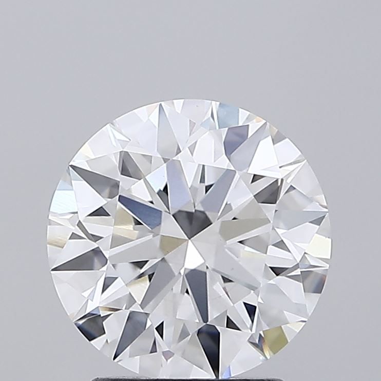 IGI Round 2.38ct E VVS2 Ideal Loose Lab Diamond: IGI Round 2.38ct E VVS2 Ideal Loose Lab Diamond Experience the exceptional quality of this 2.38ct IGI-certified lab-grown diamond, boasting an impressive VVS2 clarity and EX polish for unparalleled