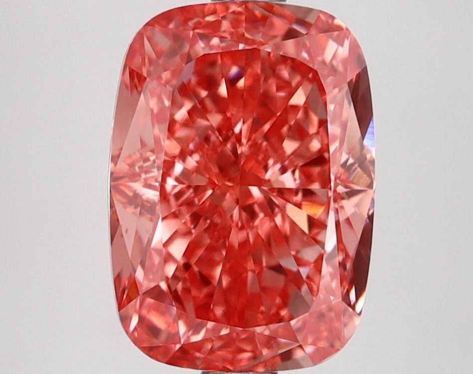 Loose Lab Diamond - IGI Cushion Modified 3.59ct Fancy Vivid Pink VVS2: Loose Lab Diamond - IGI Cushion Modified 3.59ct Fancy Vivid Pink VVS2 Experience the unparalleled beauty of a lab-grown diamond, certified by IGI as a Fancy Vivid Pink gemstone with exceptional clarit