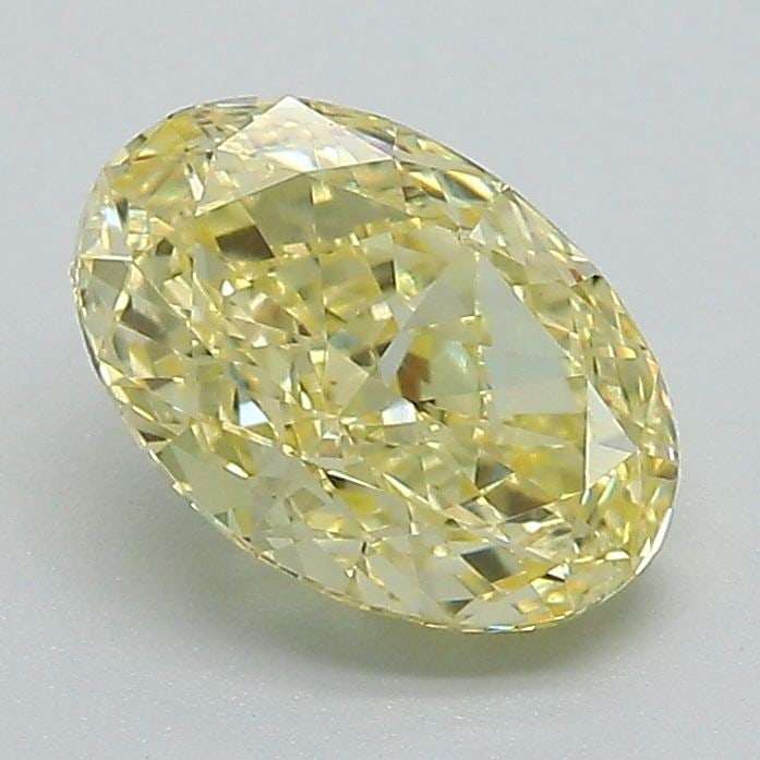 IGI Oval 1.56ct Fancy Intense Yellow VVS2 Loose Lab Diamond: IGI Oval 1.56ct Fancy Intense Yellow VVS2 Loose Lab Diamond Experience the vibrant beauty of nature in a lab-grown diamond, certified by IGI as Fancy Intense Yellow with exceptional clarity and cut.