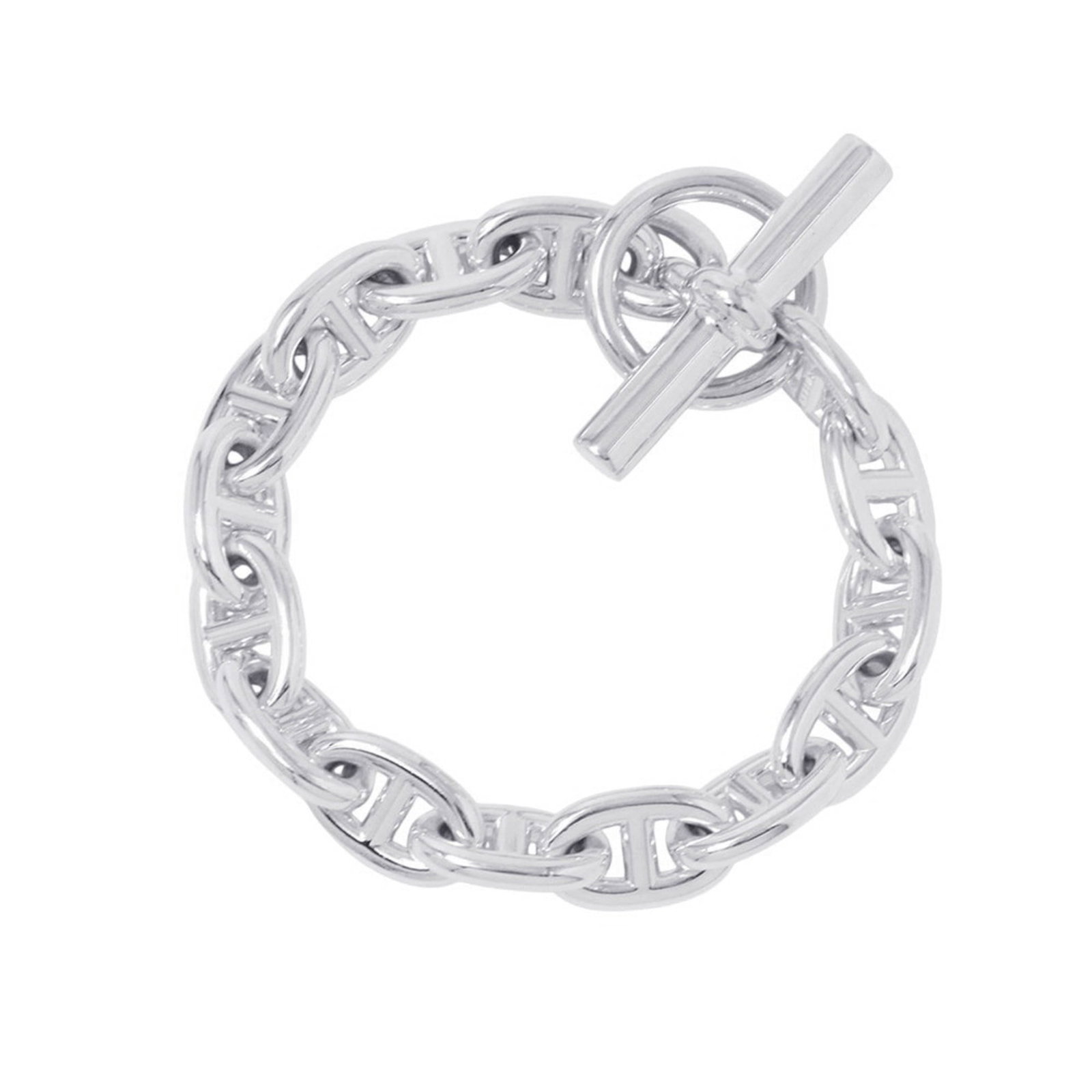 Hermes Silver 925 Charm Bracelet: Hermes Silver 925 Charm Bracelet Elevate your style with the iconic Hermes Silver 925 Charm Bracelet, boasting a sleek and modern design that exudes luxury. Made from high-quality silver 925 material,