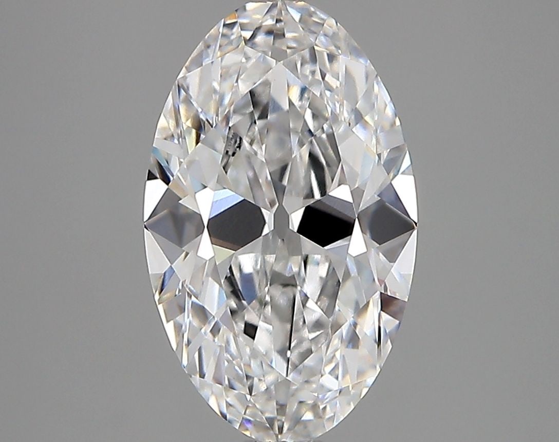 IGI Oval 2.81ct D VVS2 Loose Lab Diamond: IGI Oval 2.81ct D VVS2 Loose Lab Diamond A truly unique and exceptional diamond, this 2.81ct IGI Oval lab-grown gem boasts an impressive D color, VVS2 clarity, and EX polish and symmetry. Grown in a s