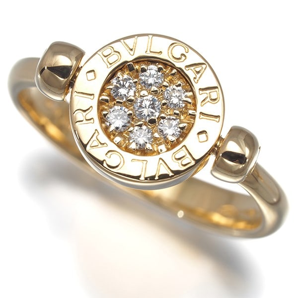 Wg Bvlgari Ring Diamond Bvlgaribvlgari Flip Us6-6.25 18K Yg/: Wg Bvlgari Ring Diamond Bvlgaribvlgari Flip Us6-6.25 18K Yg/ Elevate your style with the BVLGARI Ring, a stunning 18k multi-tone gold masterpiece featuring a natural diamond at its core. Crafted in It