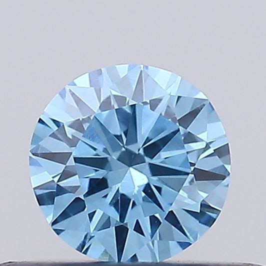 IGI Round 0.28ct Fancy Vivid Blue VVS2 Loose Lab Diamond: IGI Round 0.28ct Fancy Vivid Blue VVS2 Loose Lab Diamond Experience the breathtaking beauty of a Fancy Vivid Blue diamond, one of the rarest and most coveted colors in nature. This exquisite 0.28ct