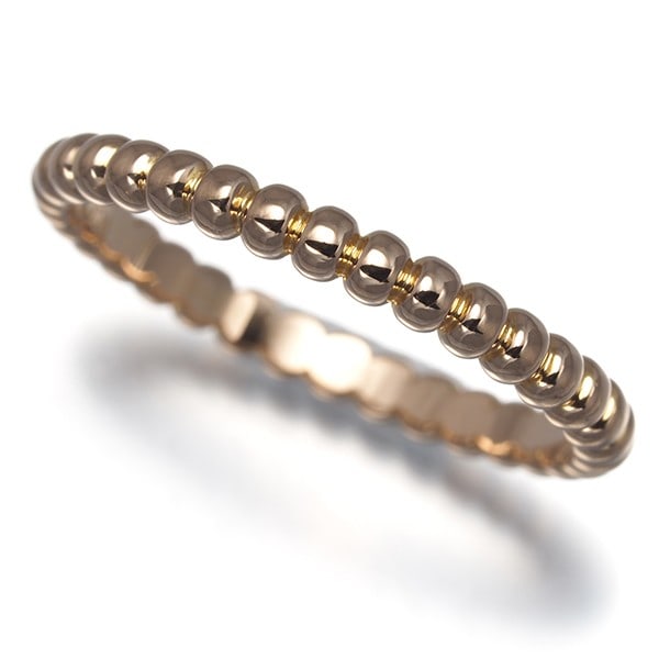 Van Cleef & Arpels Perlee Ring in 18k Rose Gold (Eu49): Van Cleef & Arpels Perlee Ring in 18k Rose Gold (Eu49) A stunning example of French elegance, the Van Cleef & Arpels Perlee Ring in 18k rose gold is a timeless masterpiece that exudes sophistication a