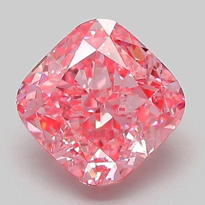 Loose Lab Diamond - IGI Cushion Modified 2.06ct Fancy Vivid Pink VVS2: Loose Lab Diamond - IGI Cushion Modified 2.06ct Fancy Vivid Pink VVS2 Experience the unparalleled beauty of nature with this stunning 2.06ct Fancy Vivid Pink Lab Diamond, certified by the Internationa