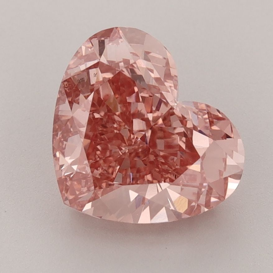 IGI Heart 3.24ct Fancy Intense Pink VVS2 Loose Lab Diamond: IGI Heart 3.24ct Fancy Intense Pink VVS2 Loose Lab Diamond Experience the rarity of nature with this stunning 3.24ct Fancy Intense Pink VVS2 loose lab diamond, certified by the International Gemologic