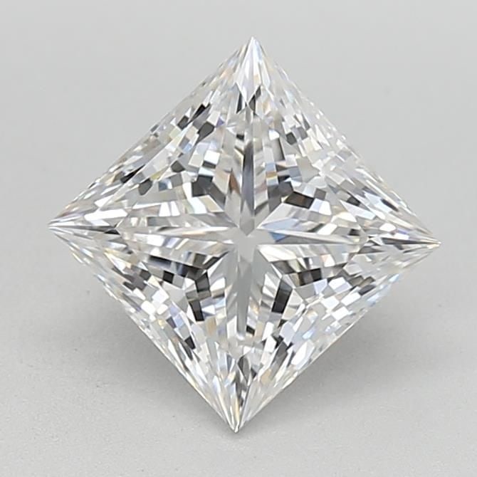 Loose Lab Diamond - GIA Princess 2.1ct F VVS2: Loose Lab Diamond - GIA Princess 2.1ct F VVS2 A stunning lab-grown diamond, certified by the prestigious GIA as a Princess cut with exceptional clarity and color, boasts a brilliant VVS2 grade and imp