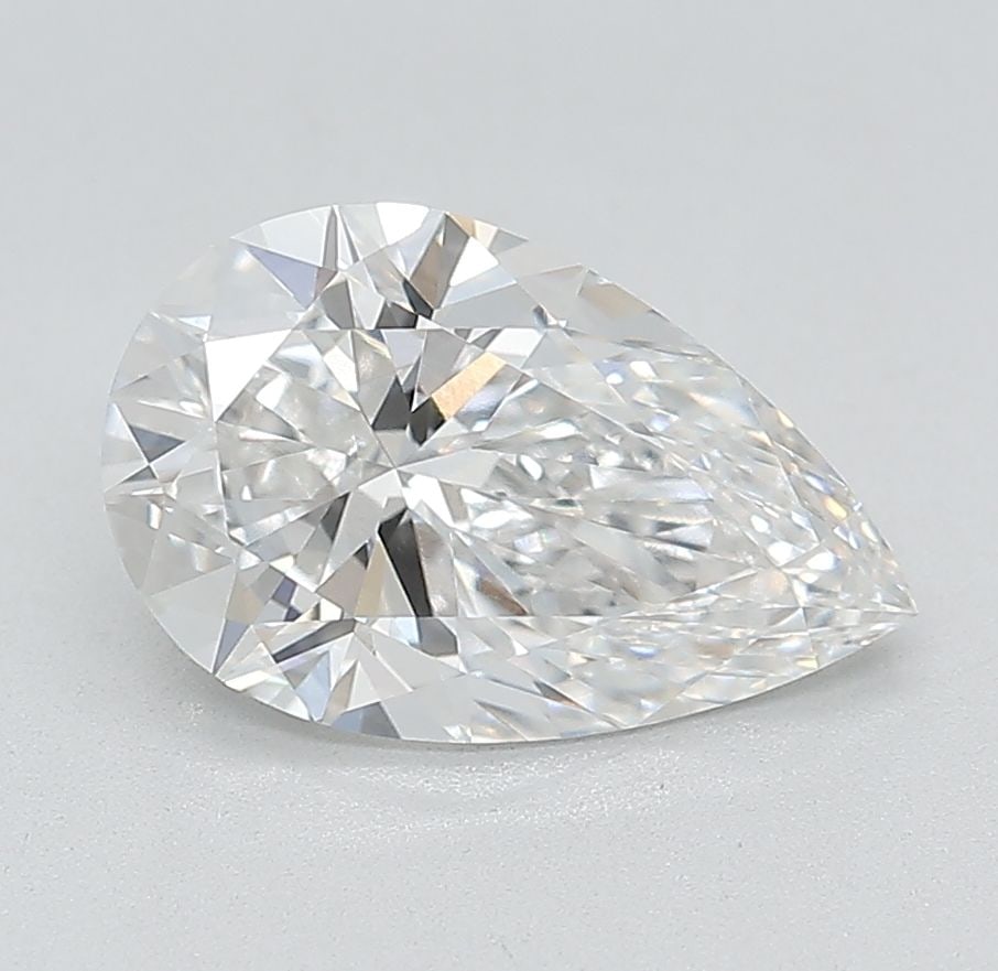 Loose Lab Diamond - IGI Pear 2.04ct E VVS2: Loose Lab Diamond - IGI Pear 2.04ct E VVS2 A rare and exceptional lab-grown diamond, this 2.04ct IGI-certified pear-cut gem boasts an impressive E color grade and VVS2 clarity, giving it a radiant