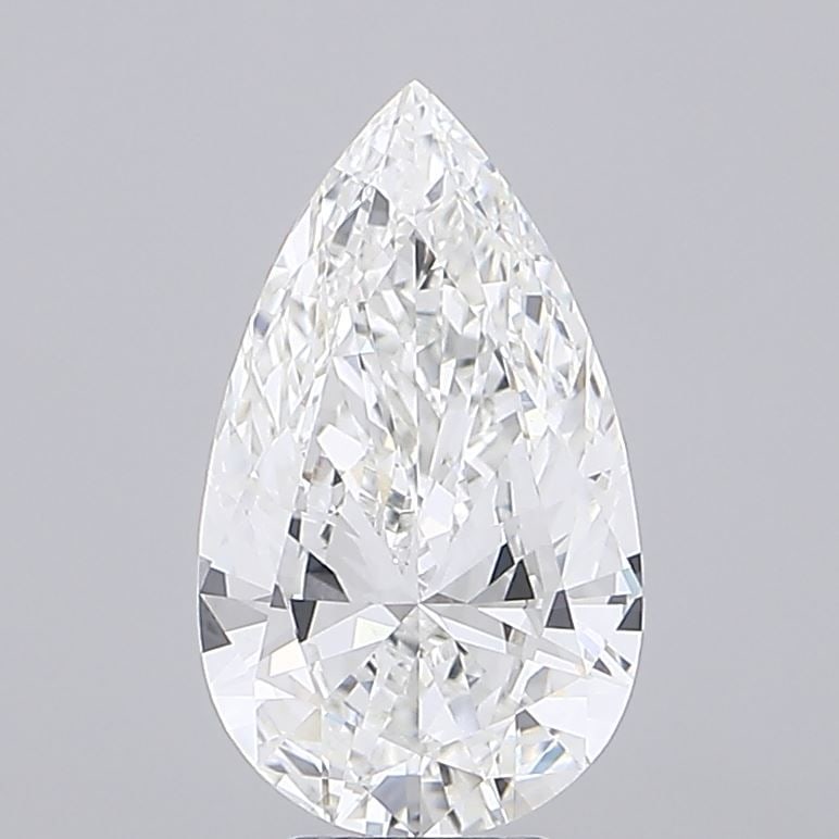 Loose Lab Diamond - IGI Pear 5.5ct F VVS2: Loose Lab Diamond - IGI Pear 5.5ct F VVS2 Experience the beauty of a lab-grown diamond, certified by the International Gemological Institute (IGI), with exceptional clarity and color. This stunning 5.