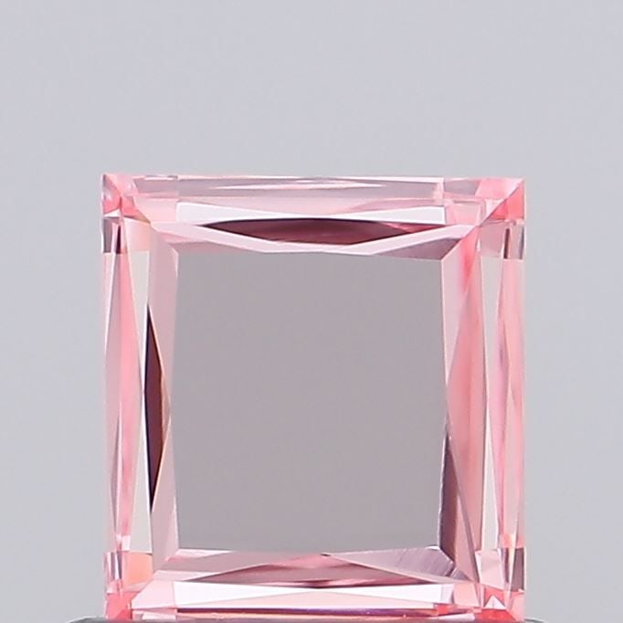 IGI Square 0.63ct Fancy Intense Pink VVS2 Loose Lab Diamond: IGI Square 0.63ct Fancy Intense Pink VVS2 Loose Lab Diamond Experience the rare beauty of a Fancy Intense Pink diamond, one of the most coveted colors in the world of gemstones. This 0.63ct lab-grown