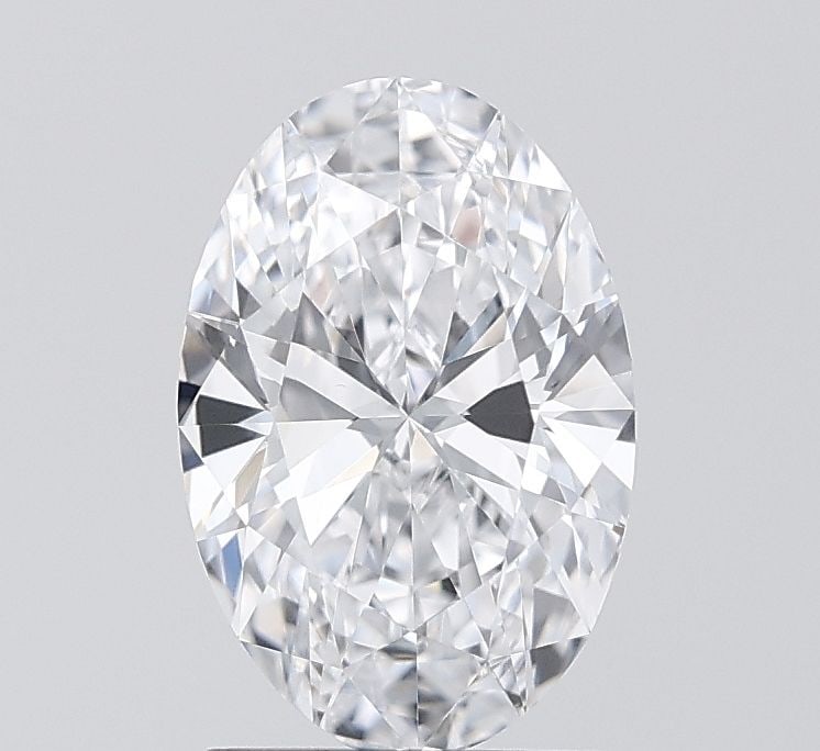IGI Oval 1.54ct D VVS2 Diamond: IGI Oval 1.54ct D VVS2 Diamond Experience the exceptional brilliance of this 1.54ct IGI Oval diamond, boasting an impressive D color and VVS2 clarity for maximum fire and light transmission. Grown in
