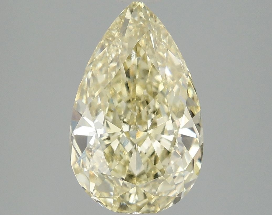 Loose Lab Diamond - IGI Pear 3.04ct Fancy Intense Yellow VVS2: Loose Lab Diamond - IGI Pear 3.04ct Fancy Intense Yellow VVS2 Experience the warmth and brightness of a lab-grown diamond, boasting an impressive 3.04 carats of Fancy Intense Yellow color, certified