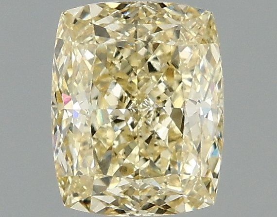 Loose Lab Diamond - IGI Cushion Modified 1.1ct Fancy Intense Yellow VVS2: Loose Lab Diamond - IGI Cushion Modified 1.1ct Fancy Intense Yellow VVS2 Experience the vibrant warmth of a genuine lab-grown diamond, boasting an exceptional 1.1ct Fancy Intense Yellow color that