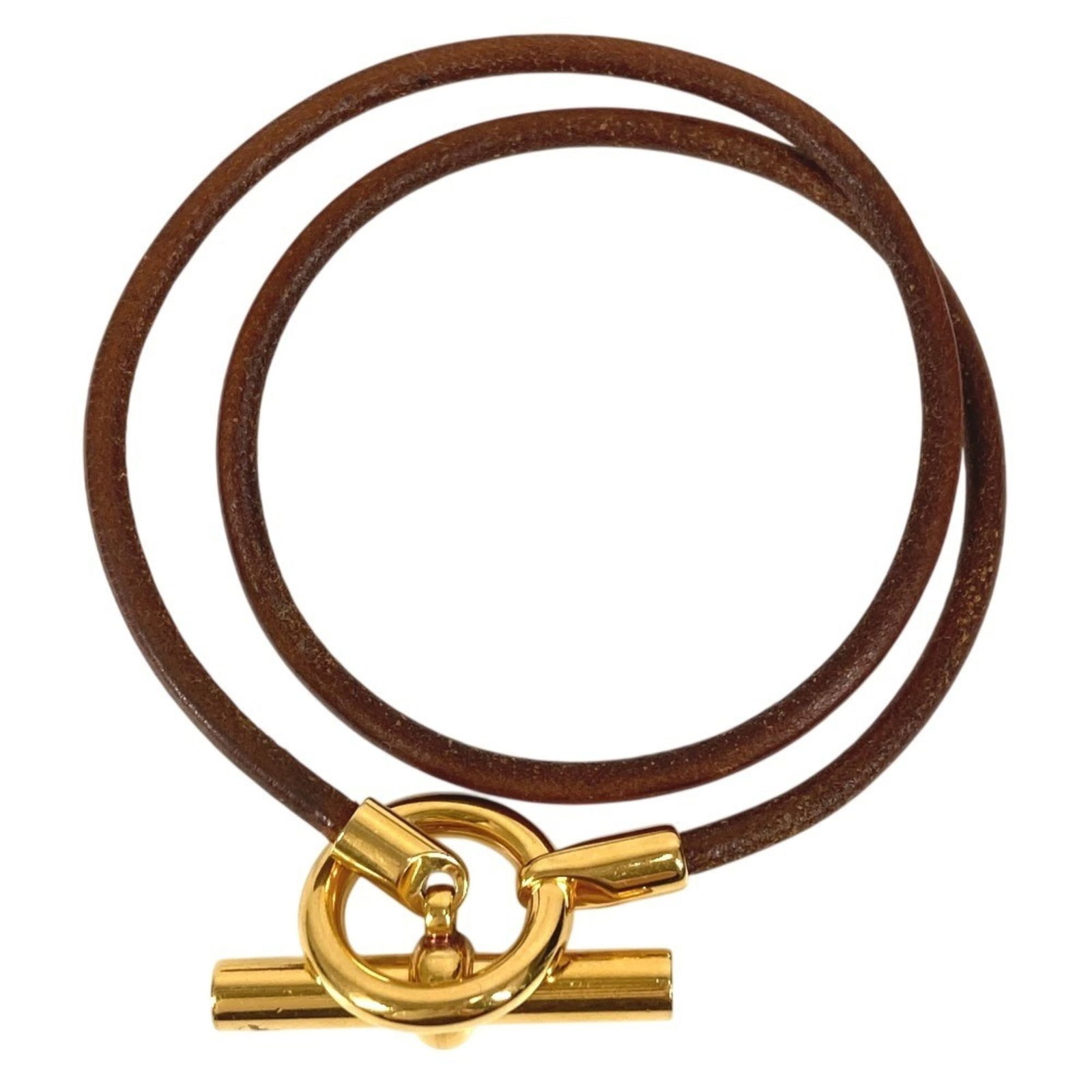 Leather Hermes Bangle - 2