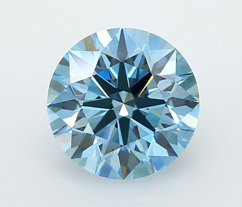 IGI Round 2.01ct Fancy Vivid Blue VVS1 Ideal Loose Lab Diamond: IGI Round 2.01ct Fancy Vivid Blue VVS1 Ideal Loose Lab Diamond Experience the breathtaking beauty of a lab-grown Fancy Vivid Blue diamond, certified by IGI as 2.01 carats in exceptional cut, color,