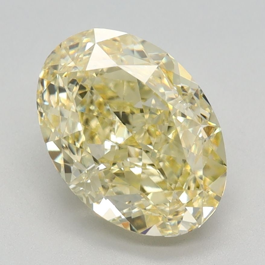 IGI Oval 2.2ct Fancy Intense Yellow VVS2 Loose Lab Diamond: IGI Oval 2.2ct Fancy Intense Yellow VVS2 Loose Lab Diamond A truly unique and radiant gem, this 2.2ct Fancy Intense Yellow VVS2 lab diamond boasts exceptional clarity and color, making it a standout
